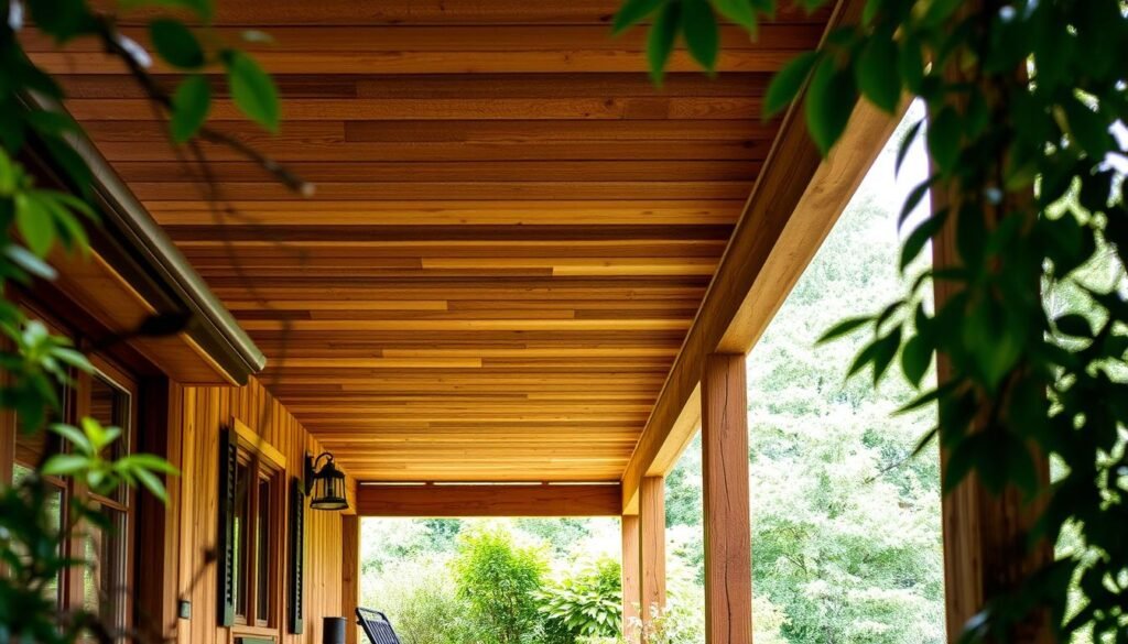 can you use non pressure treated lumber under covered porch