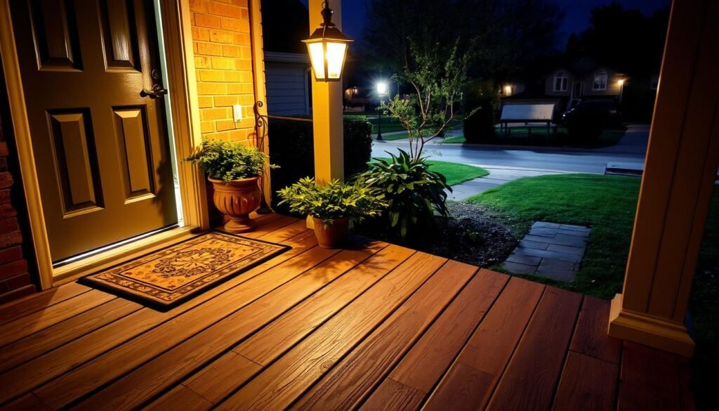 should I leave my porch light on at night