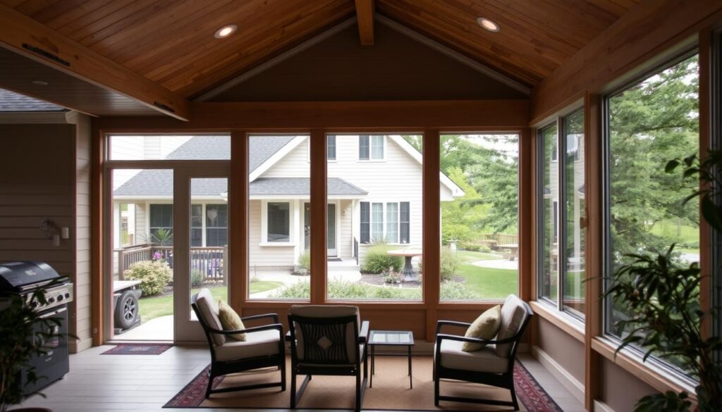 how to enclose a porch with windows