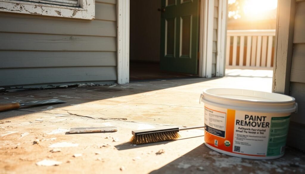 how to get paint off concrete porch