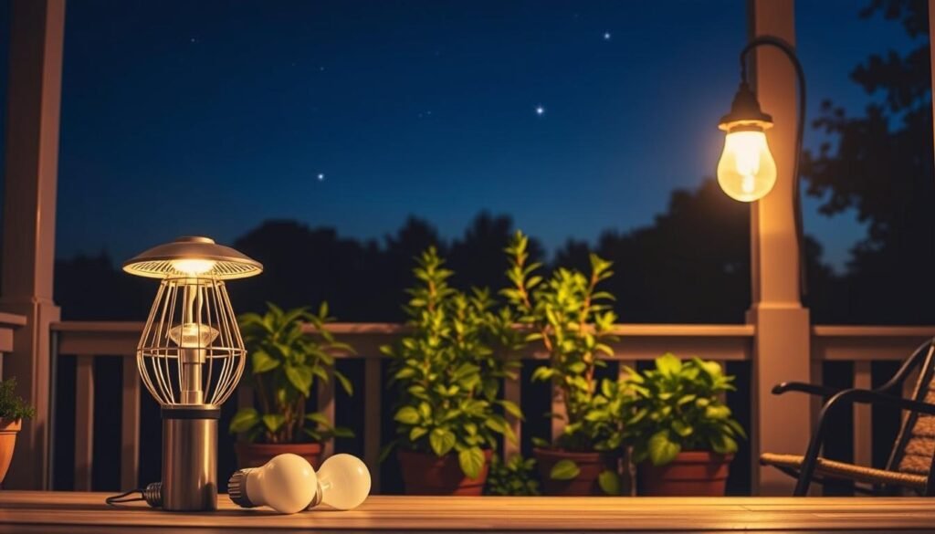 how to keep bugs away from porch light