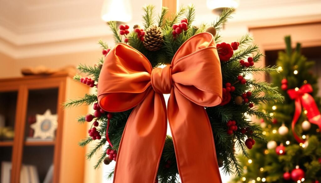 how to make a big bow for a wreath