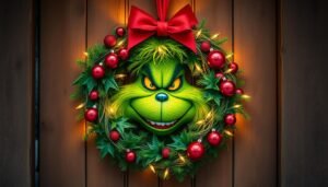 Read more about the article How to Make a Grinch Wreath