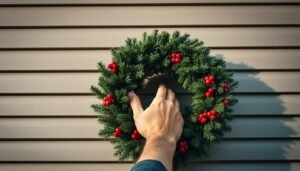 Read more about the article How to Hang a Wreath on Vinyl Siding Effortlessly