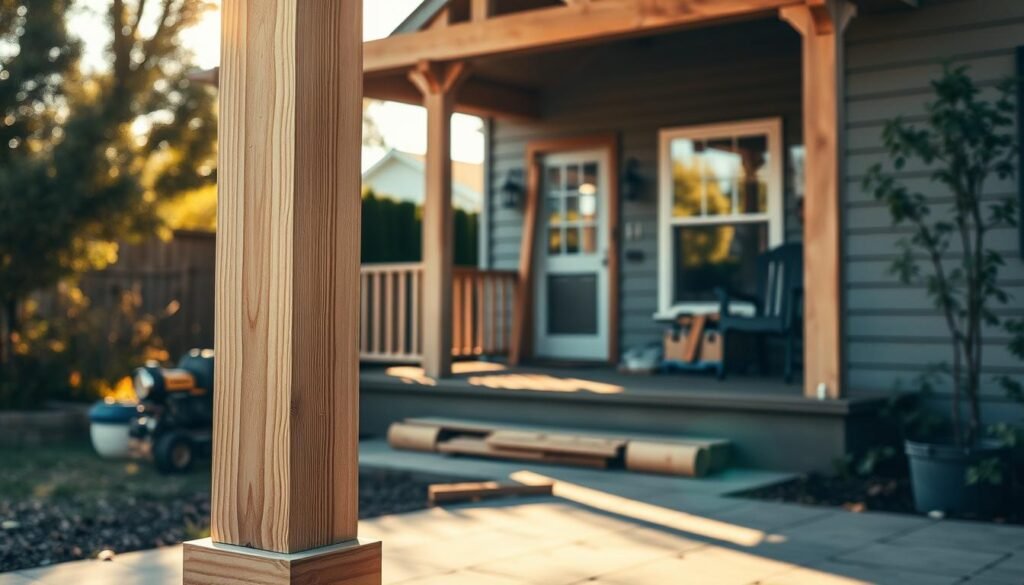 how to replace porch posts