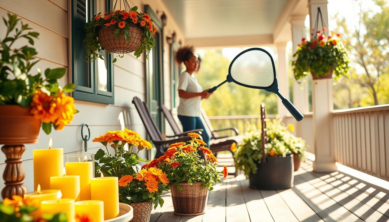 how to rid flies from porch