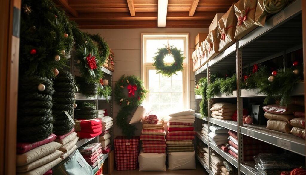 how to store wreaths