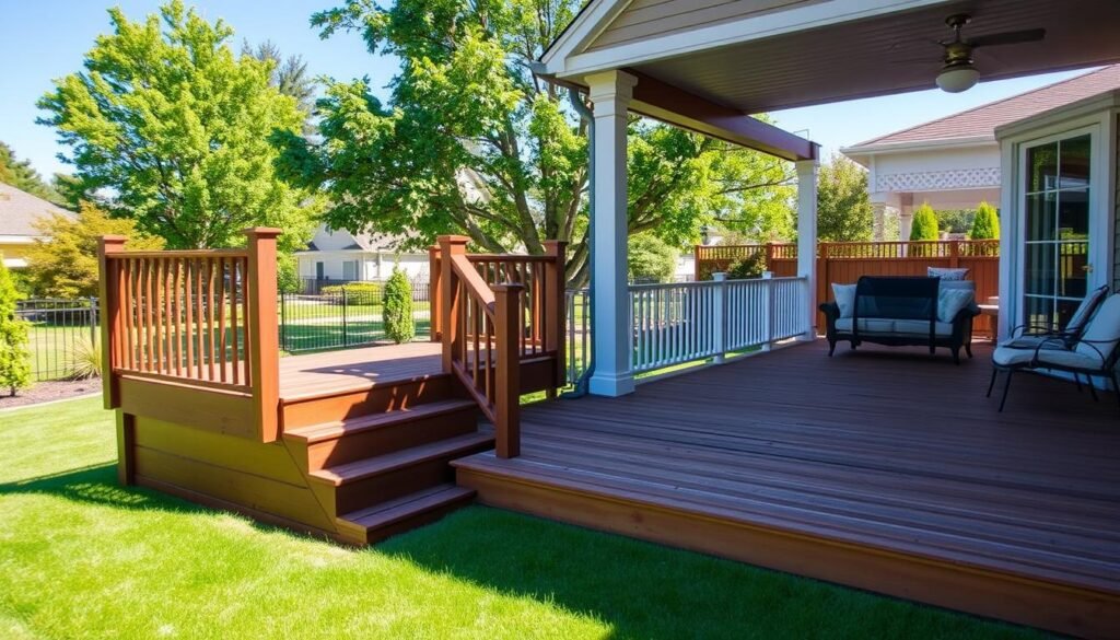 what is the difference between a deck and a porch