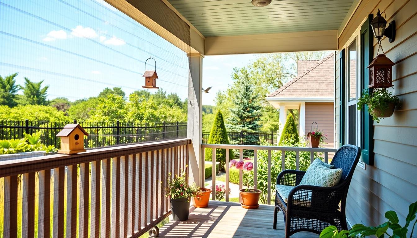 how to keep birds off porch