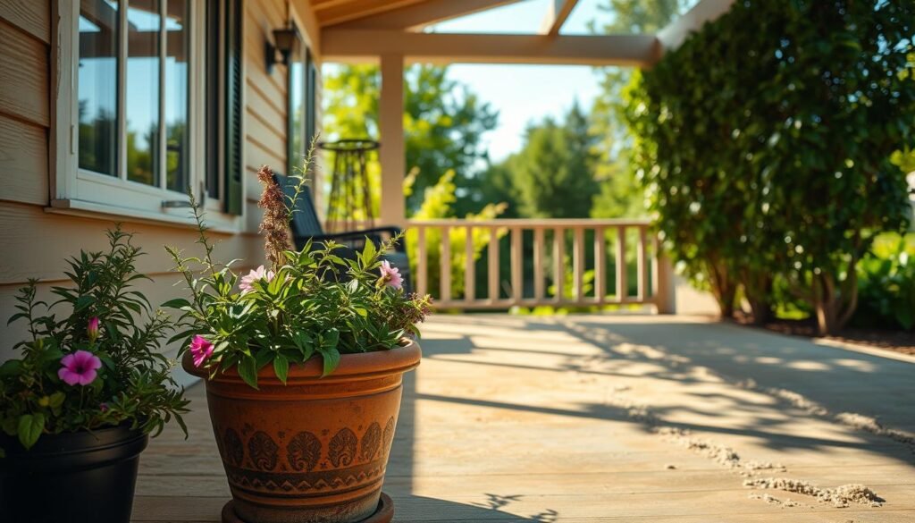 how to keep spiders off porch
