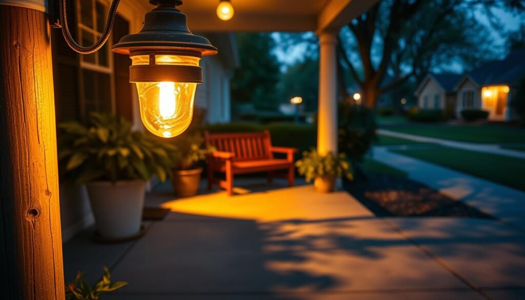what does leaving the porch light on mean