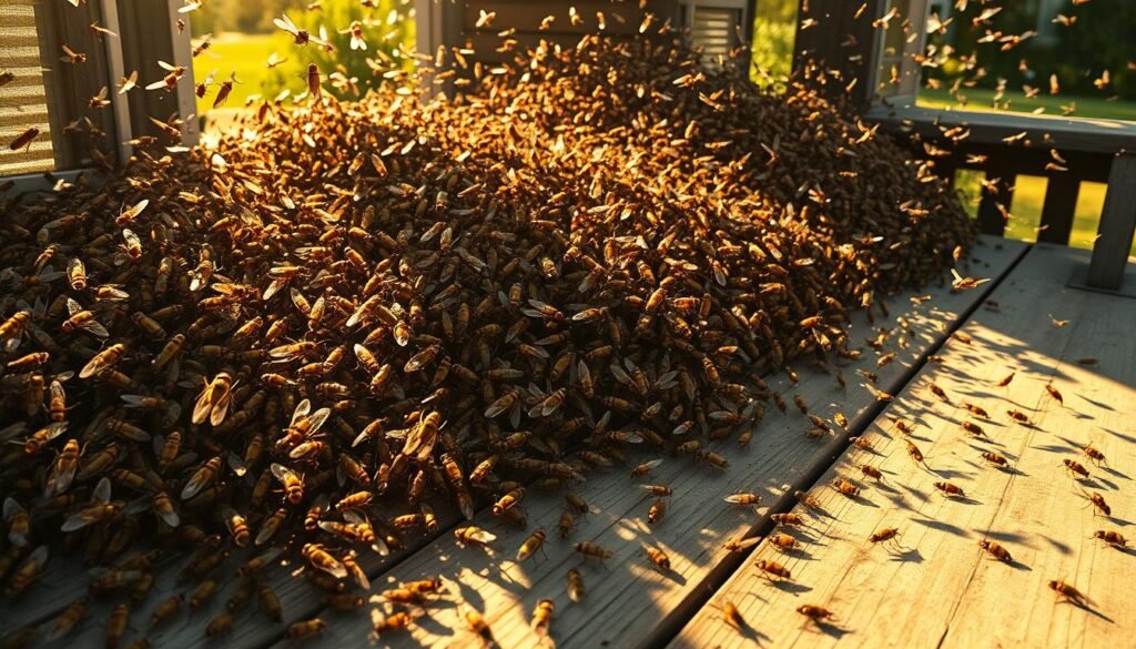 why are there so many flies on my porch