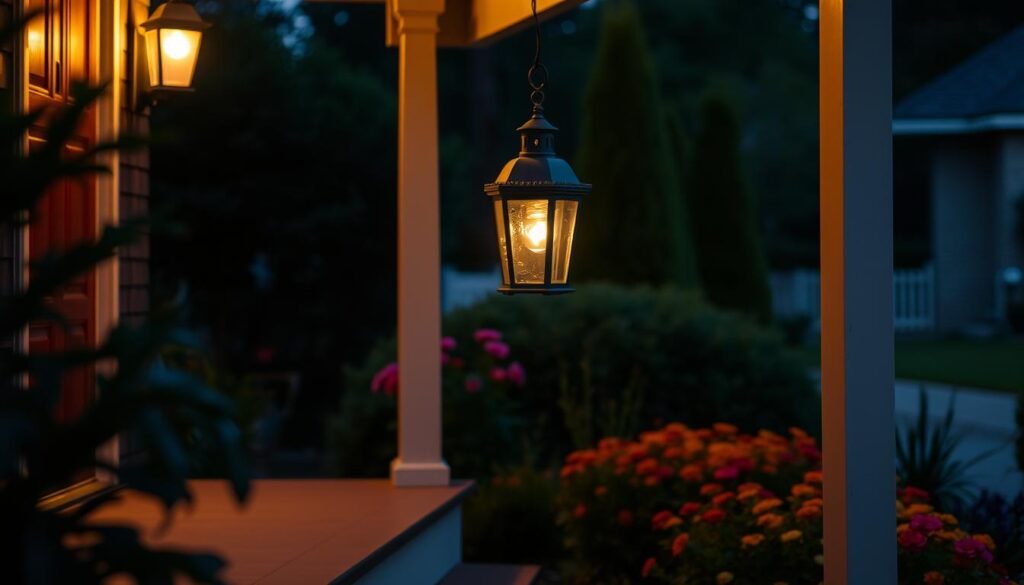 what do different color porch lights mean