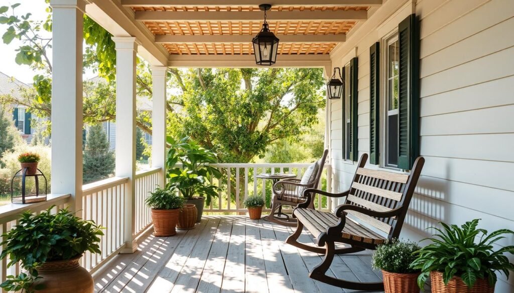 what is a side porch