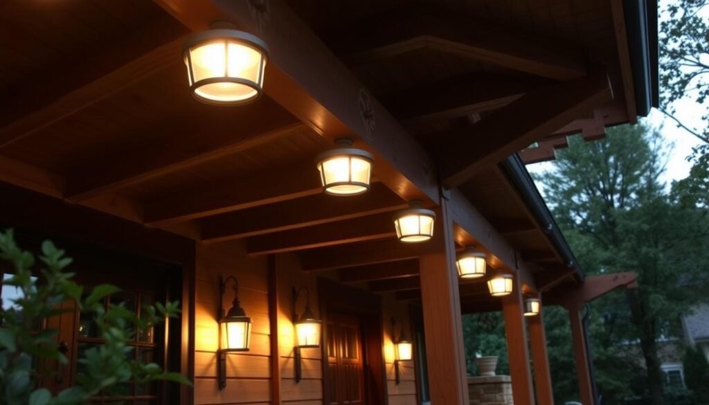 can lights on front porch