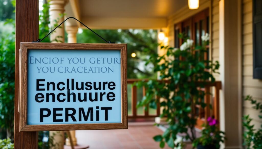 do I need a permit to enclose an existing porch