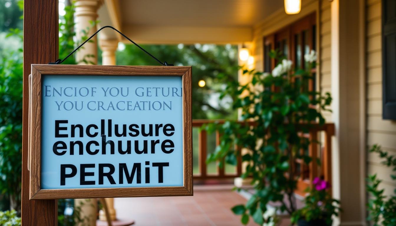 do I need a permit to enclose an existing porch