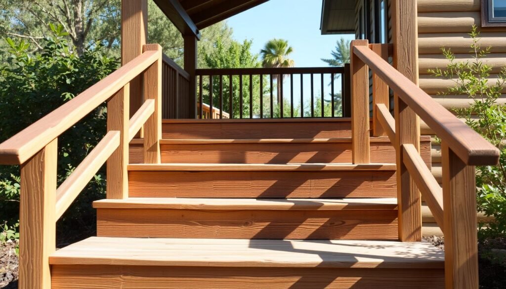 how to build a small porch with steps