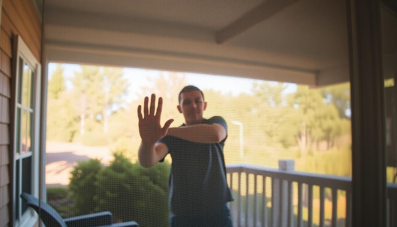 how to clean porch screens without removing them
