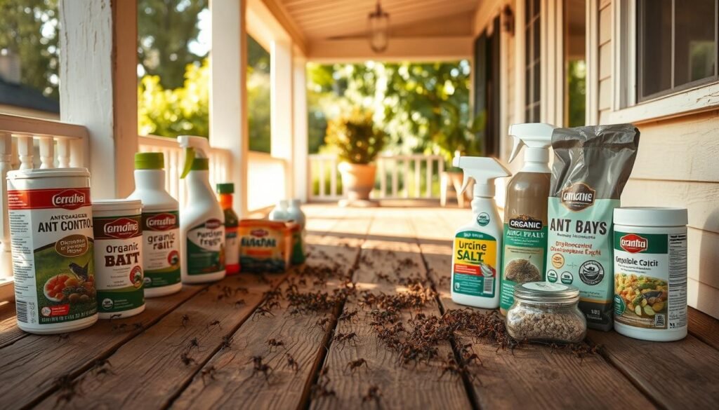 how to get rid of ants on porch