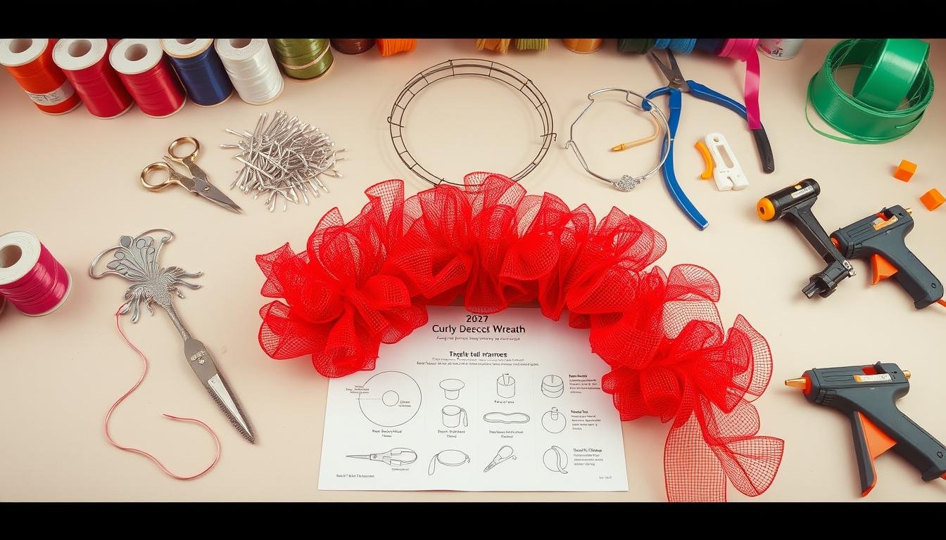 Read more about the article How to Make a Curly Deco Mesh Wreath