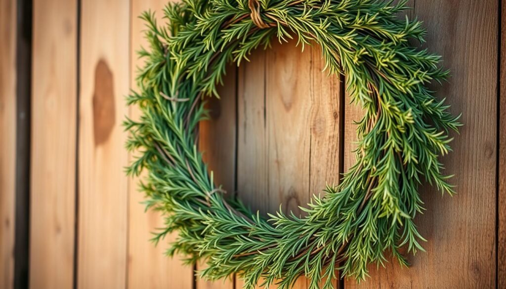 how to make a rosemary wreath