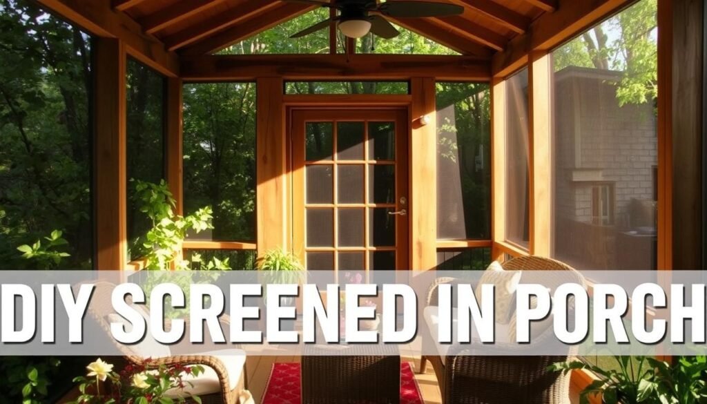 how to make a screened in porch
