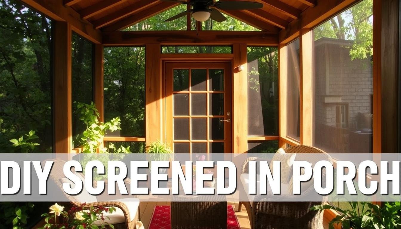 how to make a screened in porch