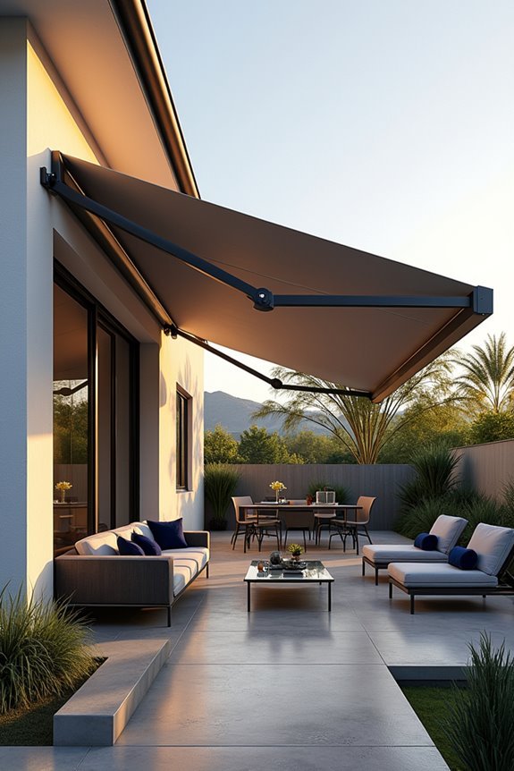 adaptive motorized awning systems