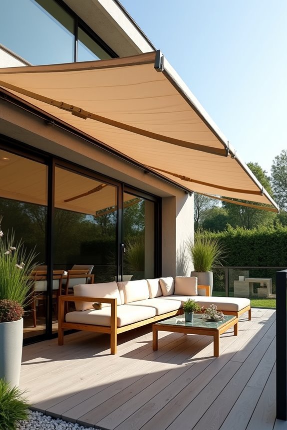 adaptive shade for decks