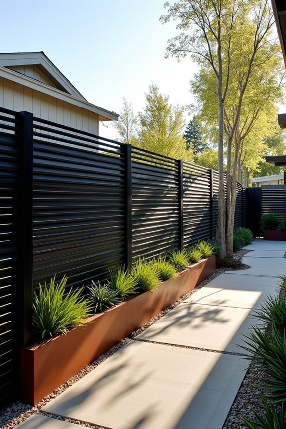 adjustable privacy steel louvers