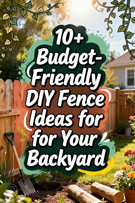 Read more about the article 10+ Budget-Friendly DIY Fence Ideas for Your Backyard