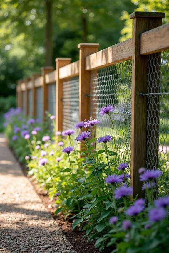 agricultural fencing with slats