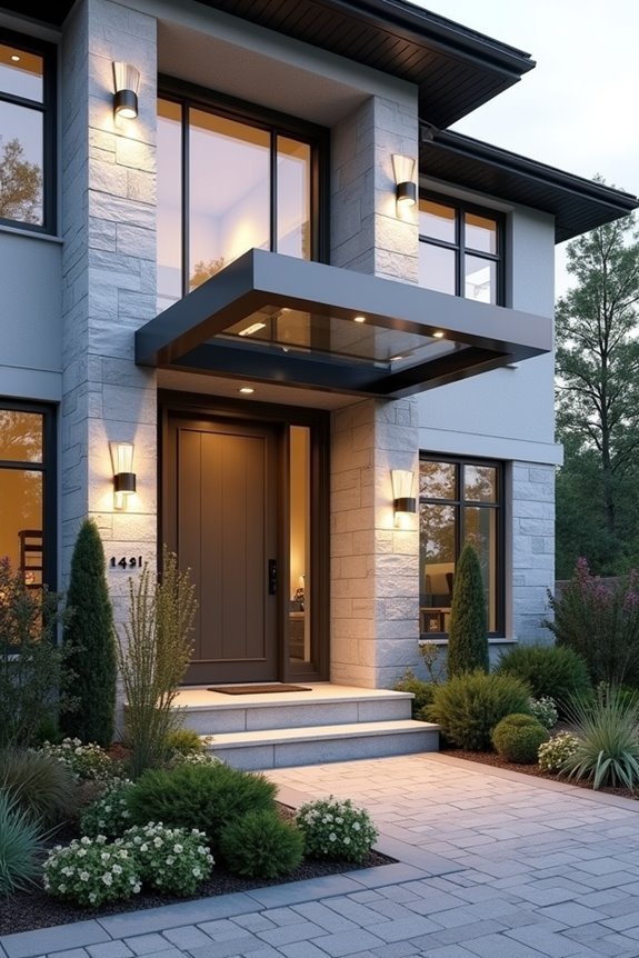 architectural canopies enhance aesthetics