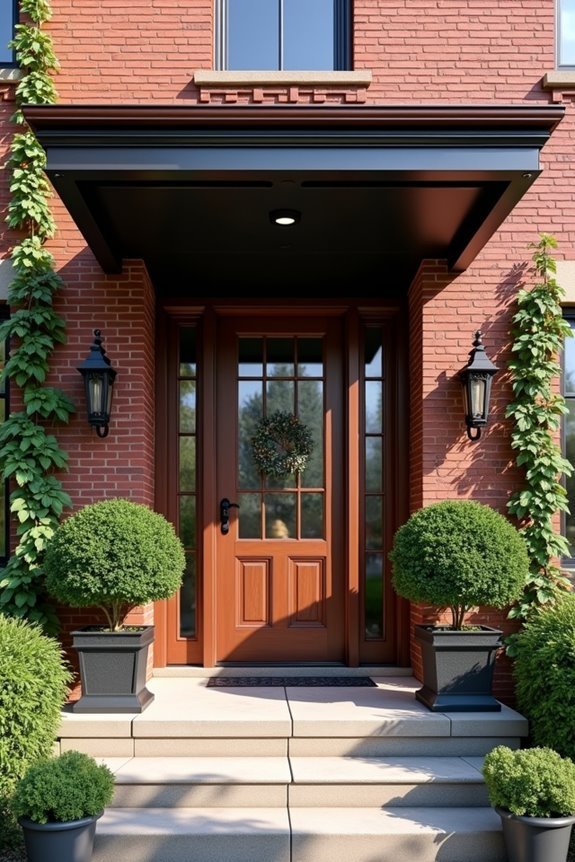 architectural metal awnings installation