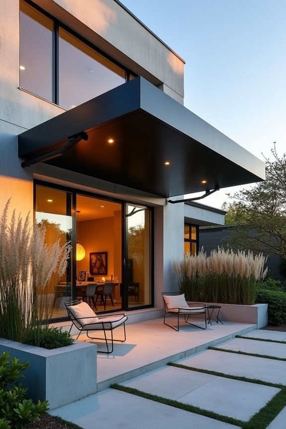 architectural precision metal awnings