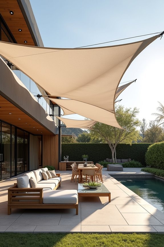 architectural shade fabric systems