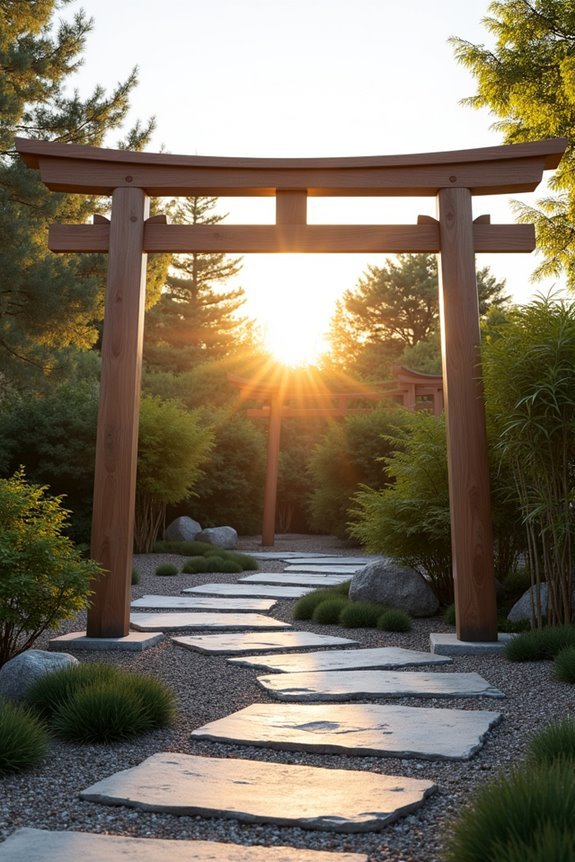 authentic japanese minimalist gate