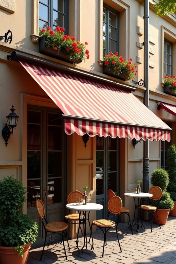 authentic parisian caf canopies