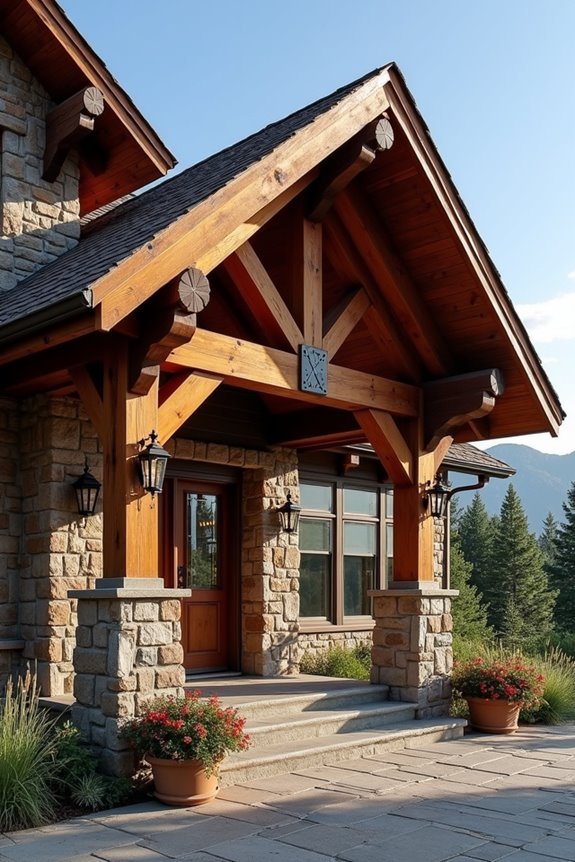 authentic rustic timber aesthetics