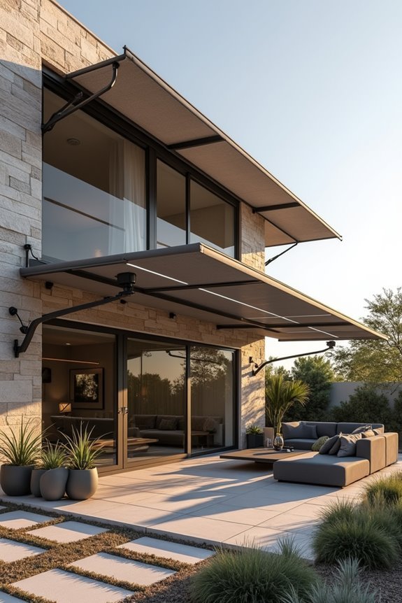 automated climate control awnings