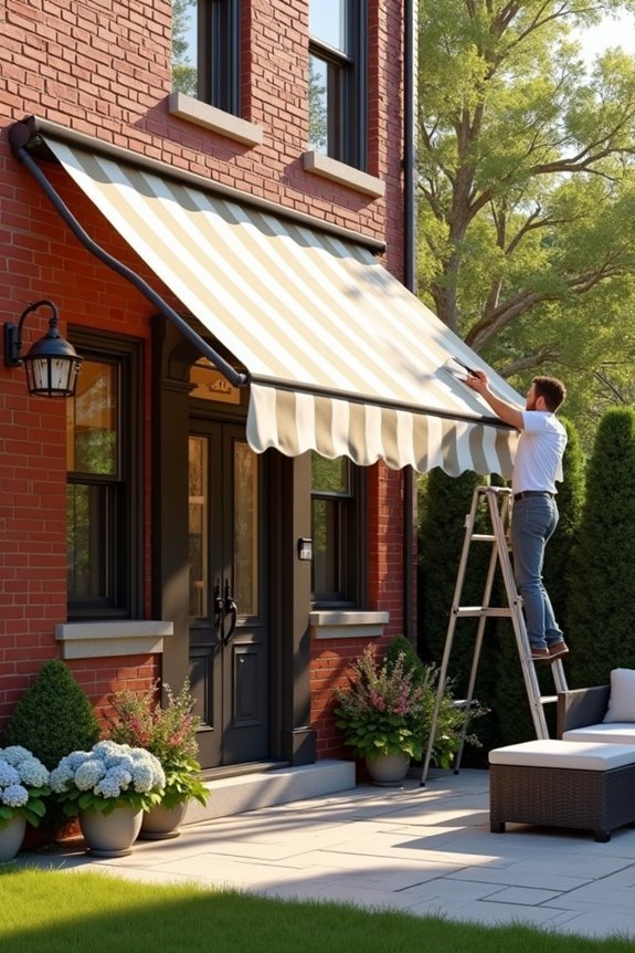 awning cleaning and preservation