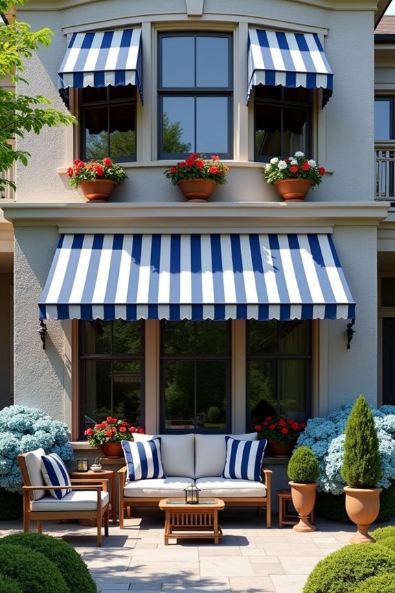awning fabric color selection