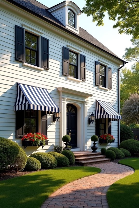 awnings enhance home exteriors