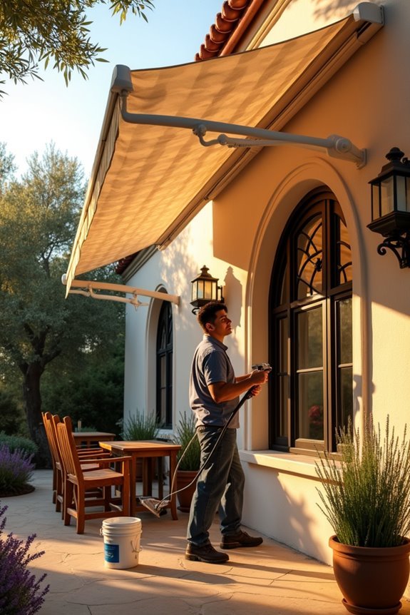 awnings require systematic care