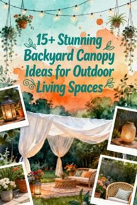 Read more about the article 15+ Stunning Backyard Canopy Ideas for Outdoor Living Spaces