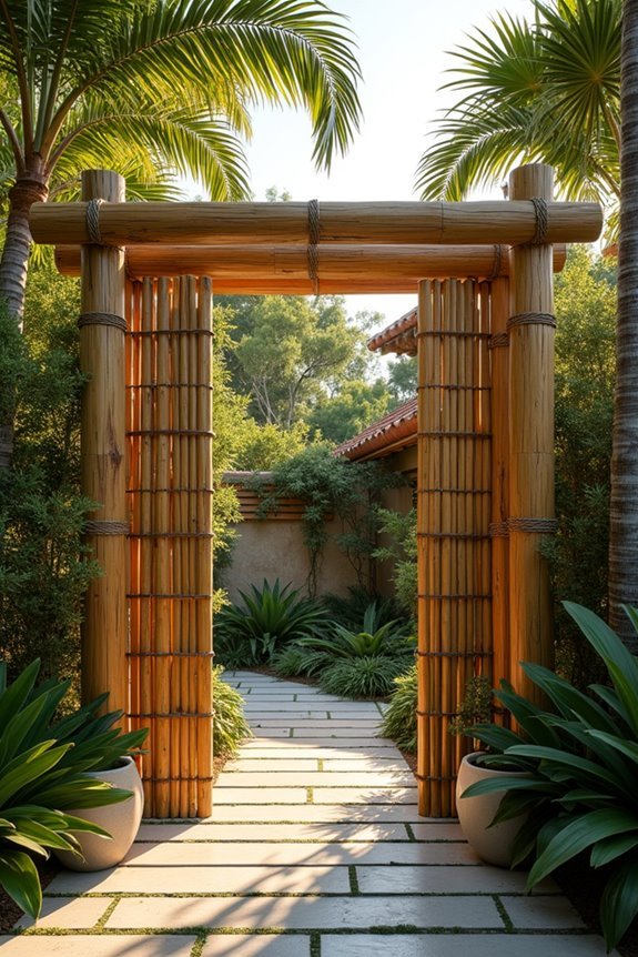 bamboo garden portal construction