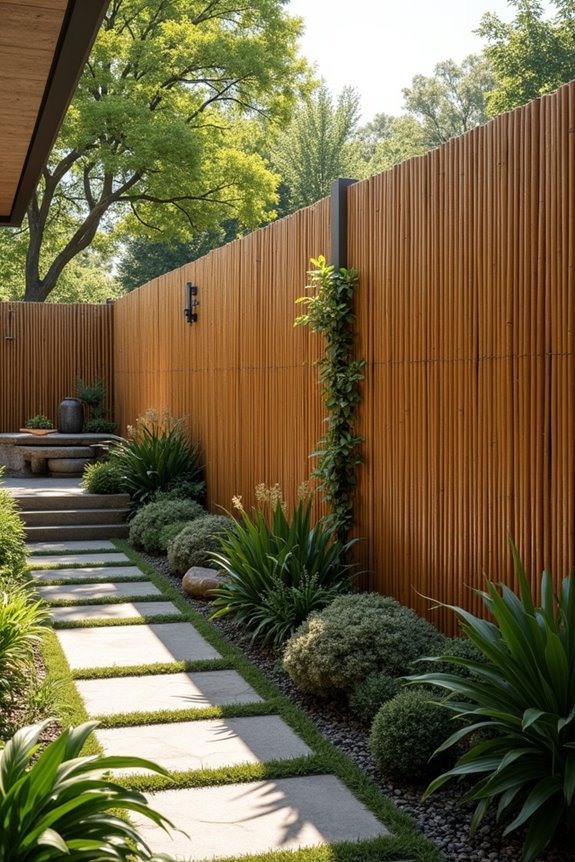 bamboo panels for privacy