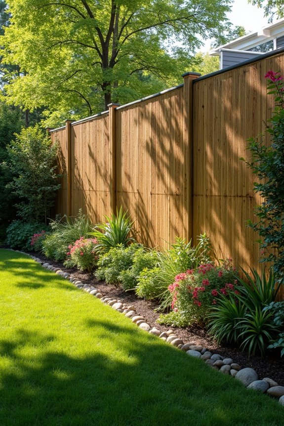 bamboo screening for chain link