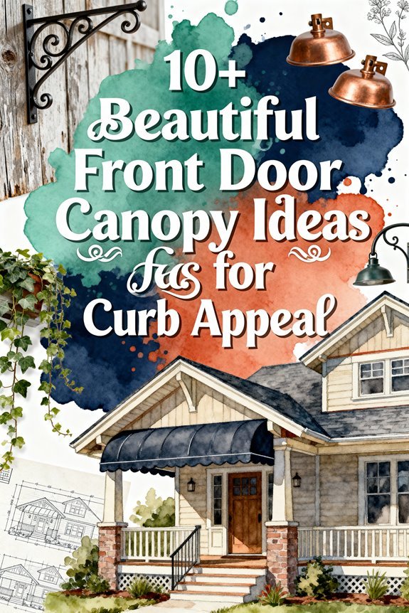 Read more about the article 10+ Beautiful Front Door Canopy Ideas for Curb Appeal